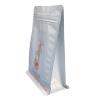 China Custom Coffee Bean Packaging Bag Digital Printed Aluminum Foil Ziplock Bag With Valve Flat Bottom Pouch wholesale