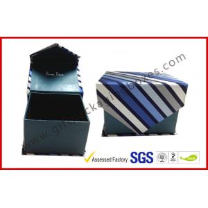 China Magnetic Grey Board Apparel Gift Boxes With Silk Cloth Covering , Tie / Perfume / Jewelry Boxes supplier