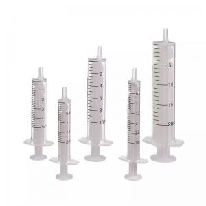 2 Part Disposable Sterile Syringe Injection Syringe 2mL / 3mL / 5mL / 10mL / 20mL Plastic