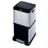 Stainless Steel 2 compartment cabinet Kitchen Rubbish Bins