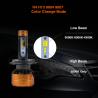 Car Tricolor 3Color LED Headlight Z5 H1 H4 H7 H11 HB3 HB4 100W 5800LM Flip Chips