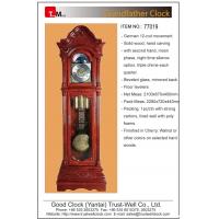 China China top quality luxurious grandfather floor clock with German Hermle 8 12-rod cable driven driven mechanism movement on sale
