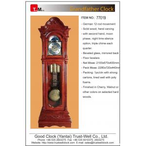 8-rod grandfather clock with German Hermle movement ,top quality grandfather clock -Good Clock(Yantai)Trust-Well Co.,Ltd