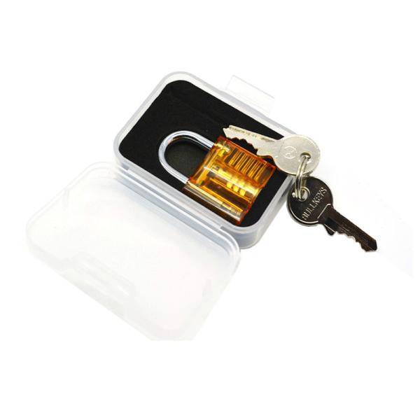 China Mini-version Transparent Yellow Practice Lock Locksmith Tools wholesale