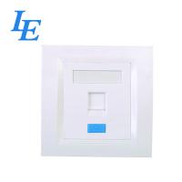 China ODM Plastic White Rj45 86*86mm Network Faceplate Socket on sale