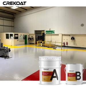 China Low Maintenance Smooth Water Based Epoxy Floor Coating Resistance To Moisture supplier