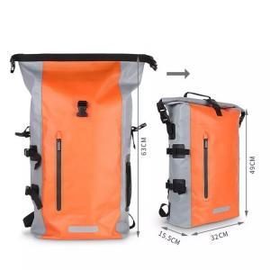 500D PVC Waterproof Hiking Backpack Floating Waterproof Bag For Kayaking BSCI