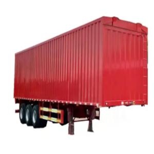 High Security 2 3 Axle 30Ton 40T Cargo Semi Trailer With Closed Type Aluminum Alloy Cargo Box For Transport  Goods