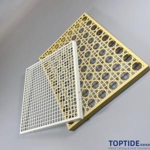 Laser Carving Aluminium Hollowing Decorative Ceiling Panel Acoustic Building Decorating Materials