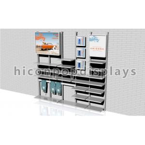 Wall Mount Clothing Store Fixtures Display , Retail Wall Display