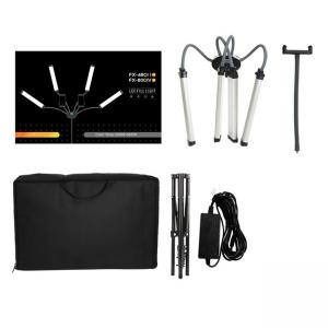 Whole Set 8000lm 4 Arms Led Fill Light Flexible Hair Salon Makeup Lighting With Tripod