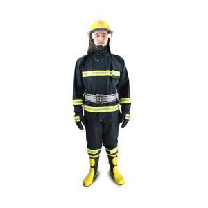 China Safety Wear Heat Proof Suit Black Color Medium Thickness Special Design supplier