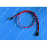 China Red 18 Inch Custom SATA Data Cables SATA III 6.0 Gbps For Blue Ray DVD CD Drives on sale