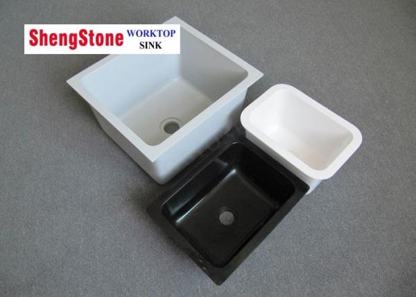 Durable Epoxy Resin Lab Sinks , Modular Laboratory Furniture Matte Surface