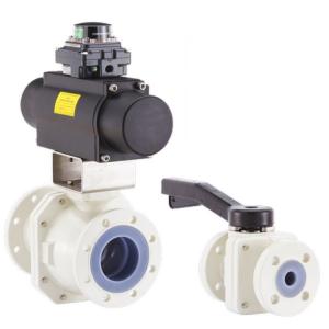 Neotecha NXR PFA Lined Ball Valves With Manual Actuators Standards API 609