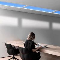 China Vertical 110VAC LED Fake Skylight Durable 4000lm Surface Mounted on sale