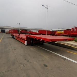 Removable Side Wall Flatbed Semi Trailer For Heavy Duty Transportation