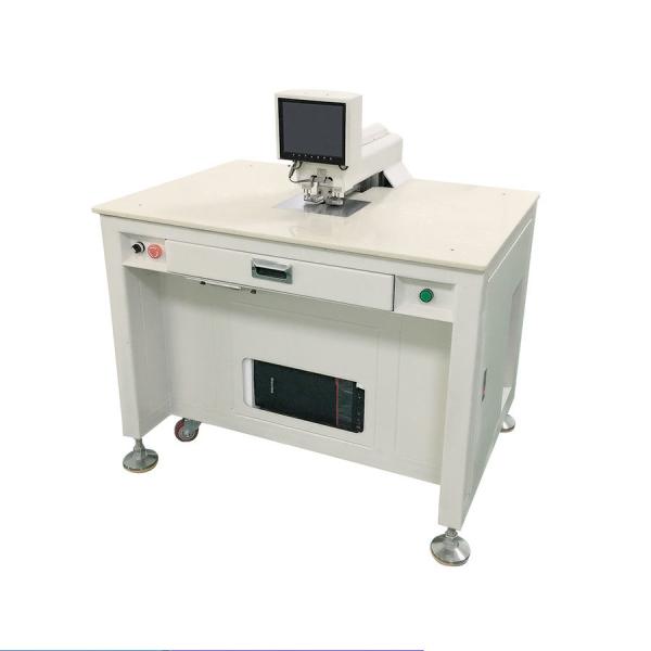 SLTZ15 Semi-Auto Ccd Guide Hole Punching Machine For Signs Nameplates Aluminum Sheets