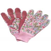 China Back Elastic Line Mixed Cotton / Poly Working Hands Gloves With Knit Wrist on sale