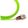 China OM5 1 M Duplex Fiber Optic Patch Cable LC UPC - SC PVC Multi Mode wholesale