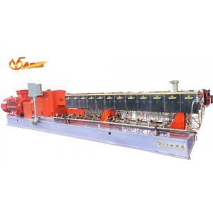 Granule Masterbatch Production Line , Double Screw PE / ABS / Pp Extruder Machine