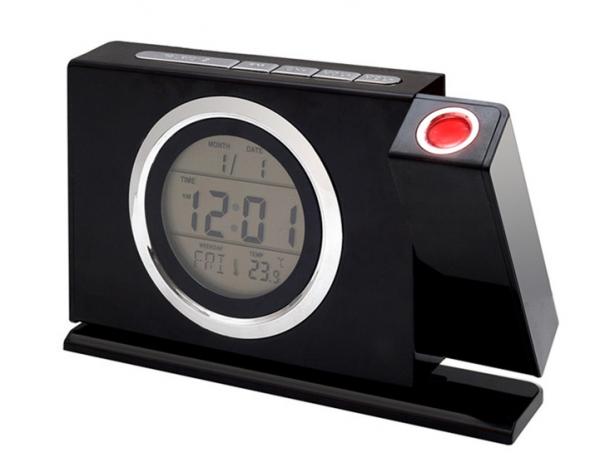 FMの時計付きラジオ、投射の時計、2警報が付いている気象台の時計DH-BR819B