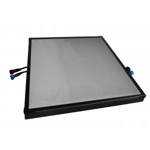 China 50x50cm LED Light Dance Floor Tempered Glass Waterproof Mirror RGB Panels Mats Tiles supplier