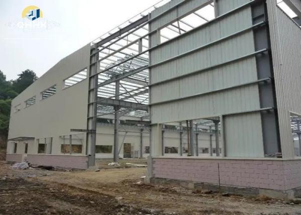Lightweight Galvanized Steel Structure Workshop Single Layer