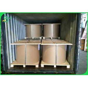 China 30gsm 35gsm 40gsm 45 Gram MG White / Brown Kraft Paper Roll / Craft Paper Packaging supplier