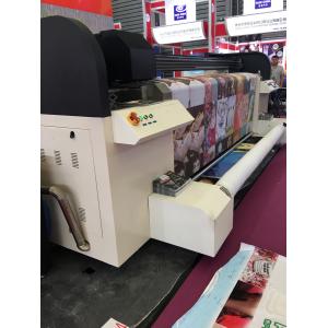 China High Speed Industrial Kyocera Head Fabric Printer For Indoor & Outdoor Field supplier