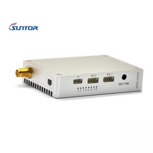 China 10km COFDM Wireless Audio Video Transmitter 12-25ms Latency With RJ45 RS232 Port supplier