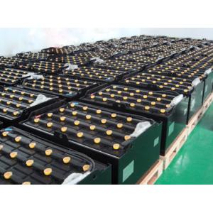 China Soft Connection Forklift Traction Battery , 770Ah / 6hr 48 Volt Forklift Battery Cells supplier
