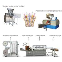 China Auto Splicing Colorful Multi Knife Straw Manufacturing Machine For Making Paper Straws on sale