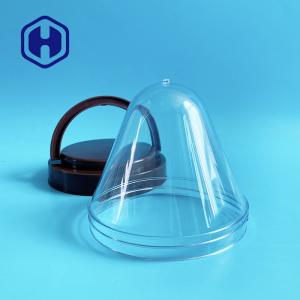 China 120mm 100g Wide Mouth Plastic Jar PET Preform With Lid Transparent supplier