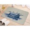 Printing Anti-Bacterial Absorbent Non Slip Area Rugs , Non Slip Floor Area Mat