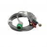China Biolight 5 Lead ECG Disposable Ecg Lead Wires 12pin TPU Jacket wholesale