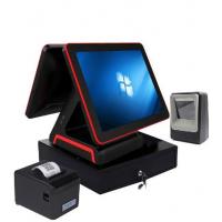 China B2B Transactions with 15 Inch POS System Featuring Double Touch Screen and Display on sale