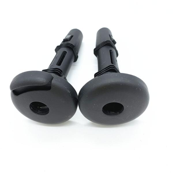 HS-HG12 Headrest Slot Socket Guide Tube With Release Button Gray