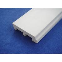 China Decorative White Plastic Skirting Board , Mothproof PVC Baseboards 126mm * 32mm on sale