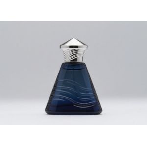 China Flacon de parfum bleu personnalisé 30 ml Flacons de parfum en verre vides 4,6 cm de diamètre extérieur wholesale