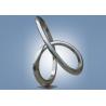 China Modern Indoor Ribbon Polished Stainless Steel Sculpture 80cm / 100cm / 120cm / 250cm wholesale