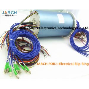 China 12 Channels 36 Circuits Electrical Slip Ring Fiber Optic rotary union 200 - 400 Million Revolutions FORJ supplier