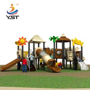 China PVC Coated Kids Outdoor Play Slide Park Amusement Equipment wholesale