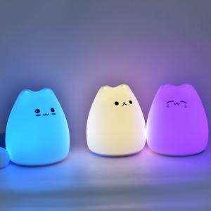 Touch Switch Silicone Night Light , Silicone LED Lamp CE Rohs Certified