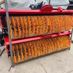 China Wafer Brush For Tractor Mounted Road Maintenance Snow Sweeper supplier