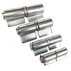 China soldadura cubierta con cinc hardware de la puerta de desplazamiento en el Pin y zócalo con llevar la bisagra wholesale