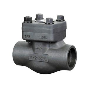 China Threaded End Forged Steel Valves , High Pressure Piston Check Valve supplier