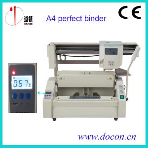 A4 desktop glue binding machine DC-30+ perfect binder machine with LCD