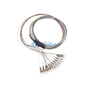 China FTTH Fiber Optic Pigtail  Ribbon 12 Core Multimode Fiber Optic Cable Waterproof supplier