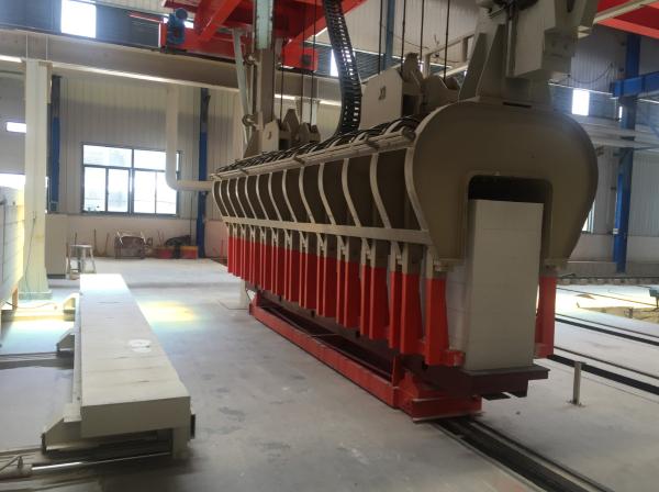 Customized Voltage Aac Production Line , Block Bricks Making Machine 150000m3 / Year